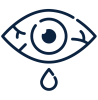 Dry eye icon